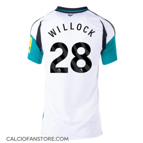 Maglia Calcio Newcastle United Joe Willock #28 Seconda Divisa Donna 2024-25 Manica Corta